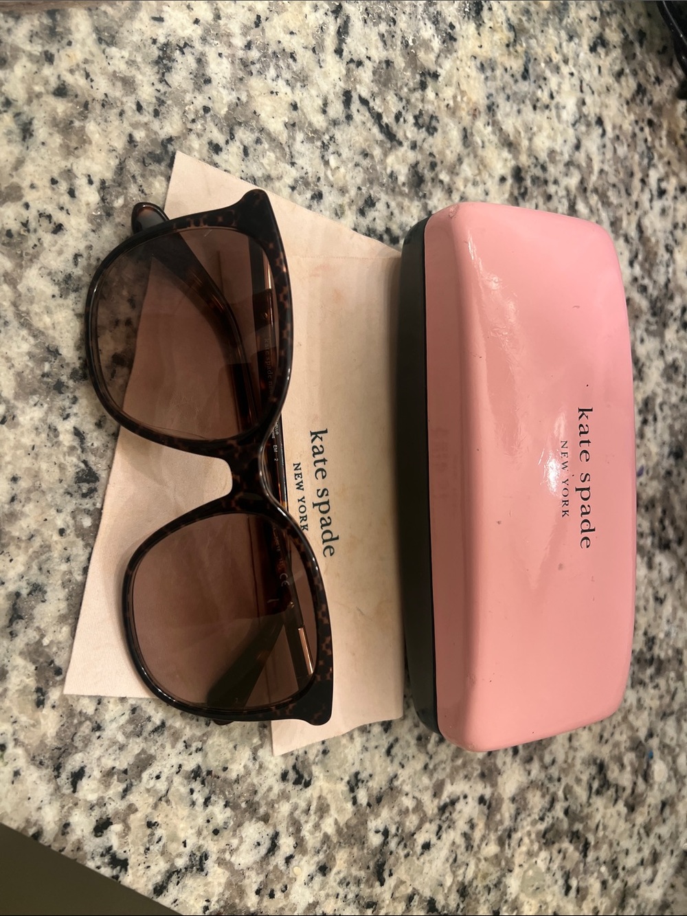 Kate Spade Sunglasses CAYLINS small size with Pink Case